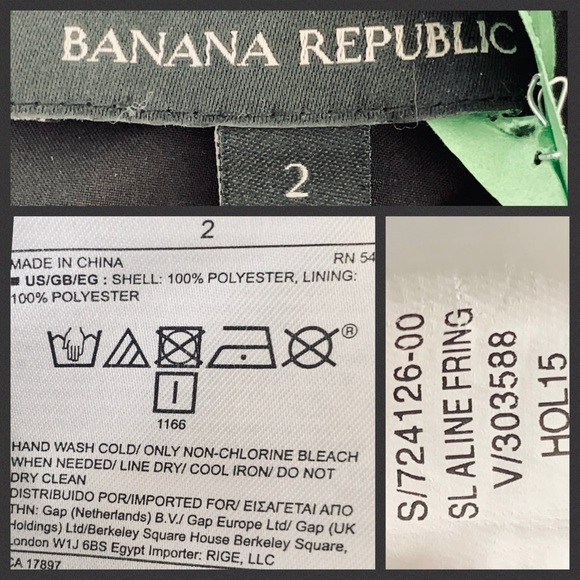 Banana Republic Black Fringe Bottom Dress 2 - Picture 5 of 5